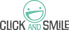 click and smile logo